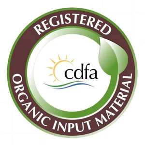 CDFA registered organic input material