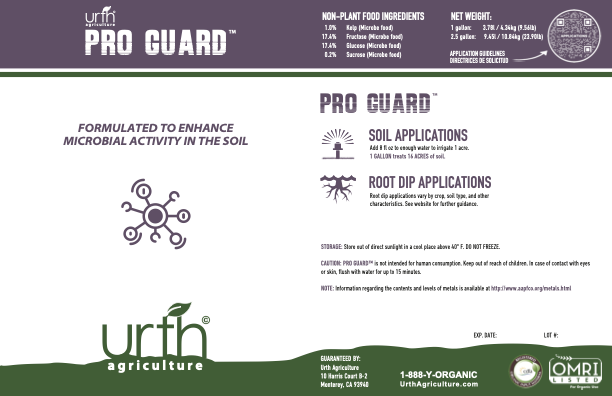 Pro Guard product label